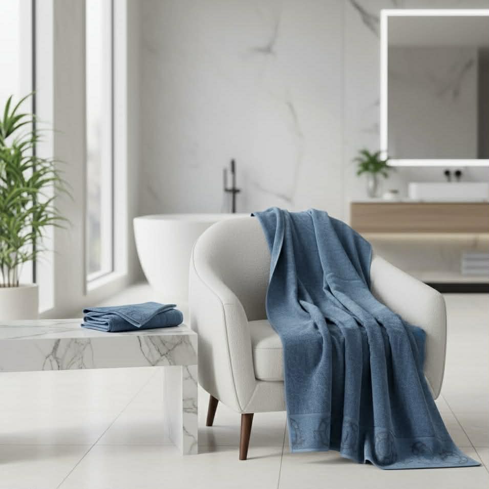 Marina -بشاكر قطعتين بنقشة – Bleu marine