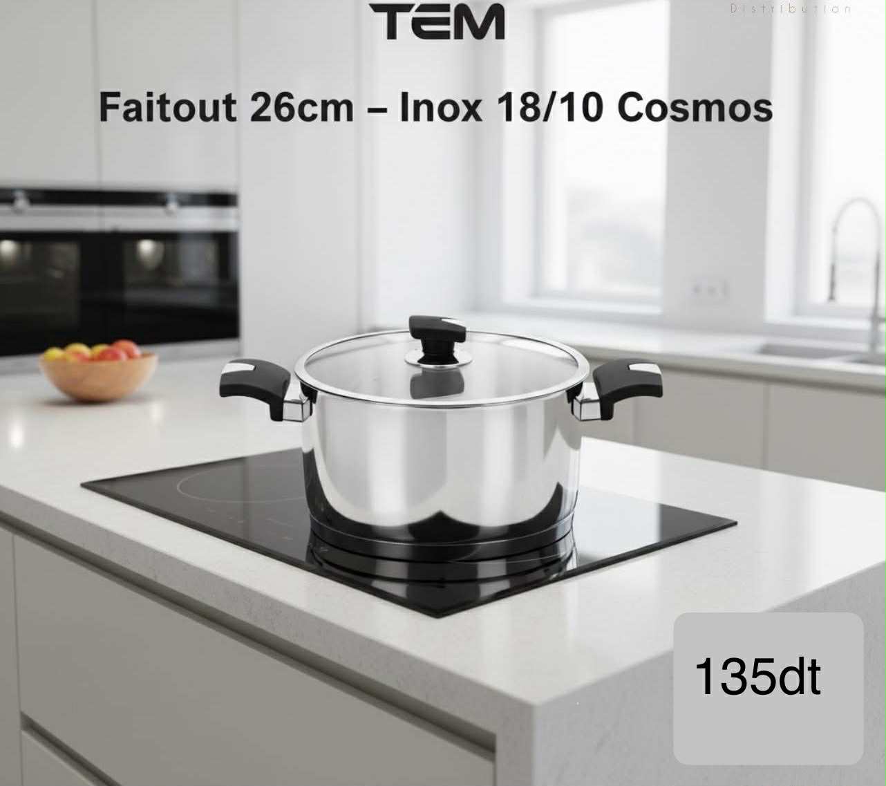 Faitout 26cm - Inox Cosmos