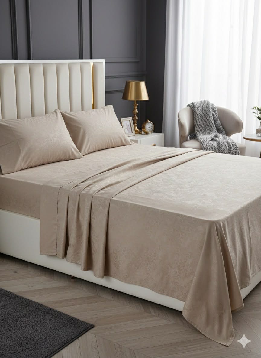 Parure 2 Places – Coton greej barouk | Drap, Drap Housse & Taies d’Oreiller -