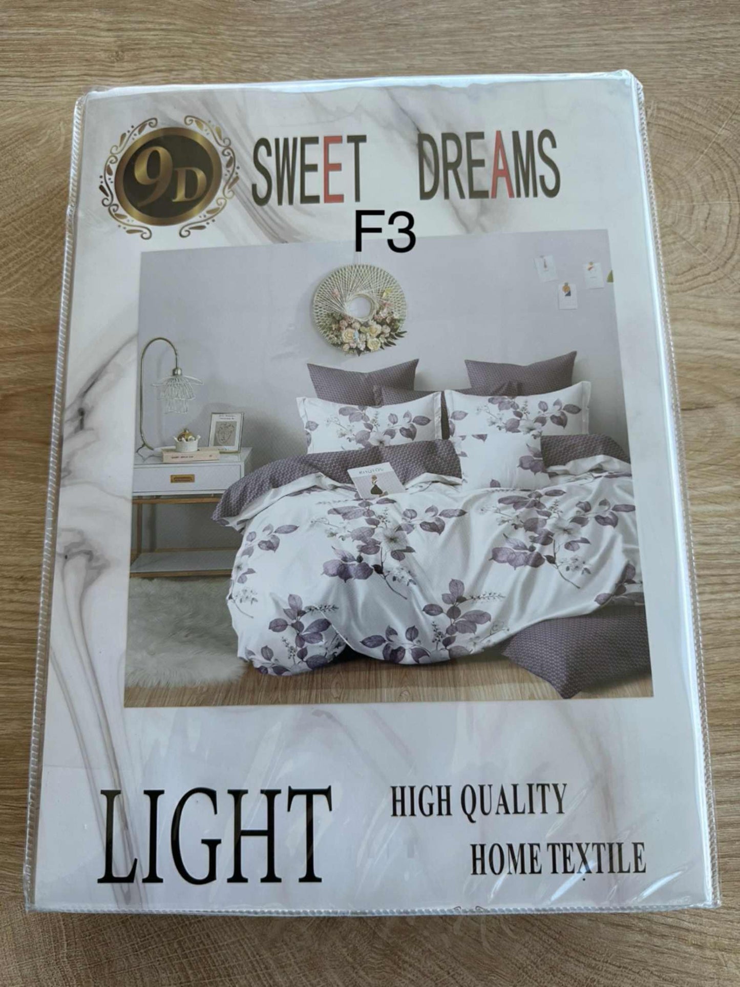 Parure 2 Place; – Motif Fleuri | Drap, Drap Housse ; 2 Taie d’Oreiller[f3