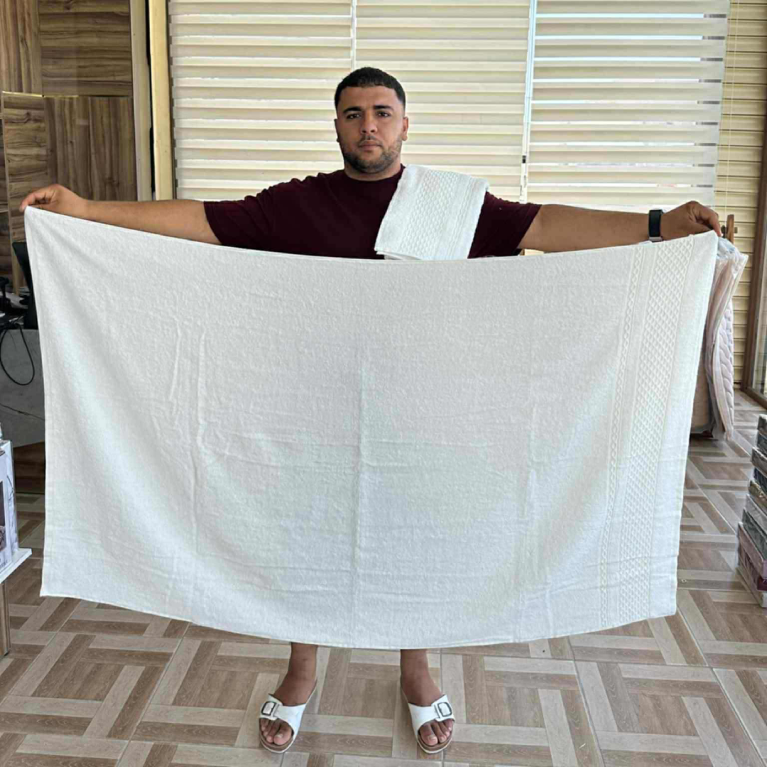 Cottwalles -بشاكر حمام قطعتين – Blanc