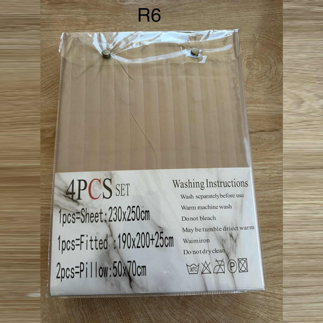 Parure 2 Places – Coton Réel | Drap, Drap Housse & Taies d’Oreiller - R6