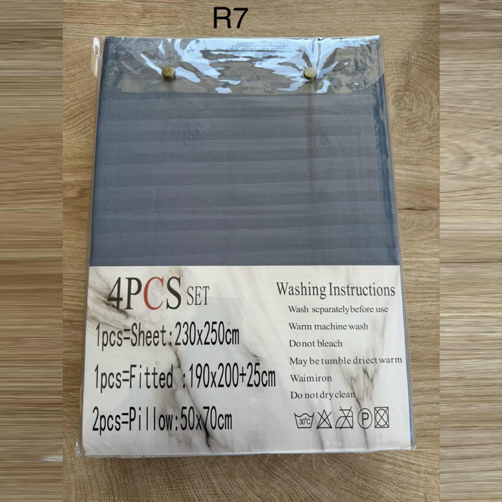 Parure 2 Places – Coton Réel | Drap, Drap Housse & Taies d’Oreiller - R7