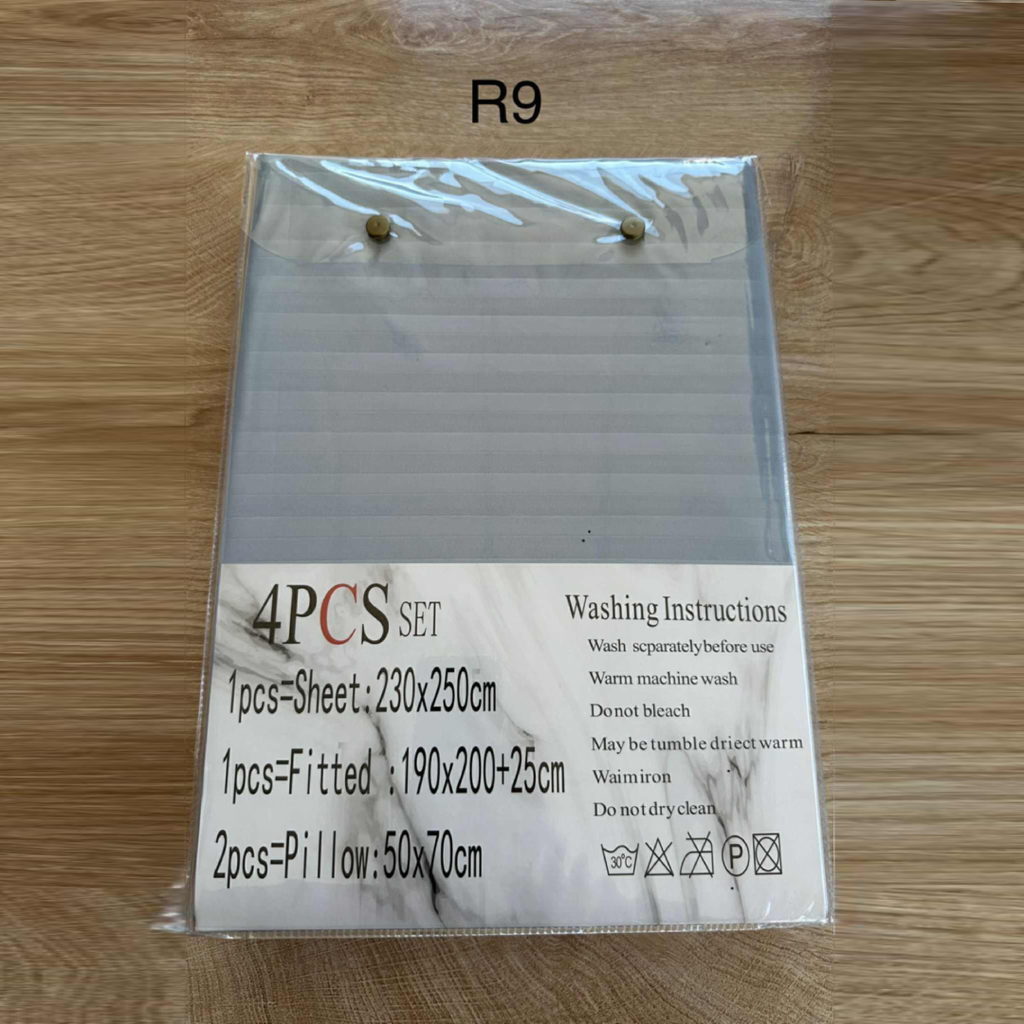 Parure 2 Places – Coton Réel | Drap, Drap Housse & Taies d’Oreiller - R9