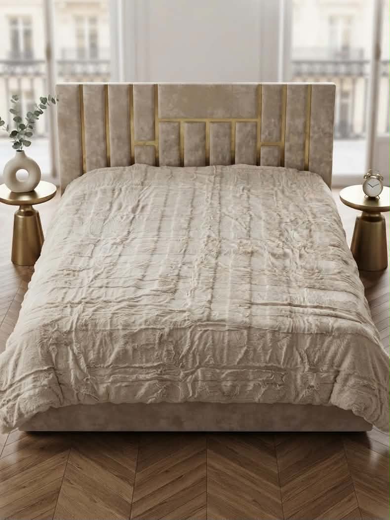 couverture alloucha 200*230 biege