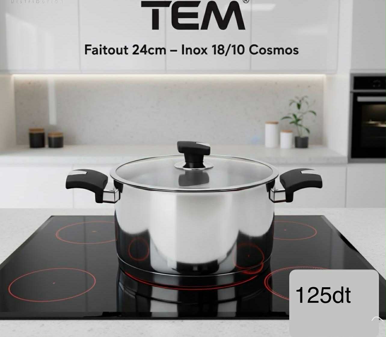 Faitout 24cm - Inox 18/10 Cosmos