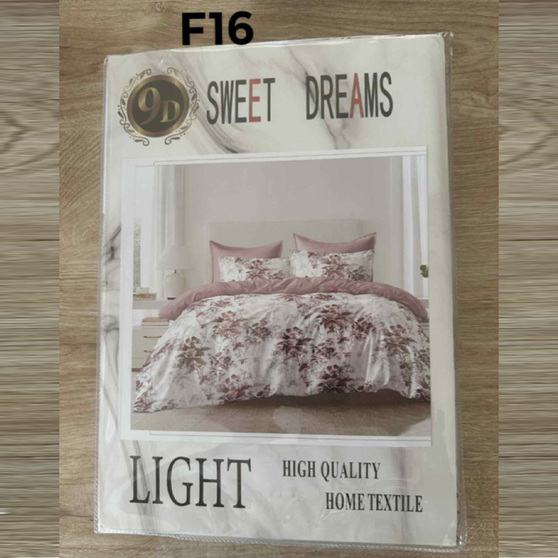 Parure; 2 Place; – Motif Fleuri | Drap, Drap Housse &amp; 2 Taie d’Oreiller [ f16