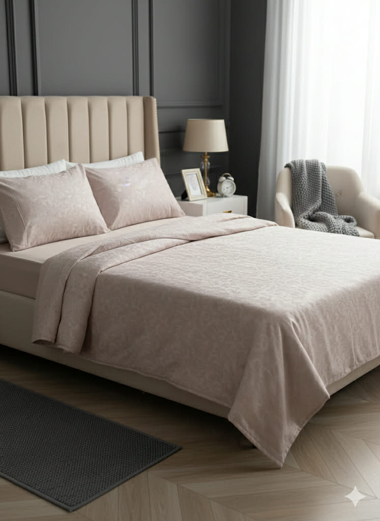 Parure 2 Places – Coton somon barouk | Drap, Drap Housse & Taies d’Oreiller -