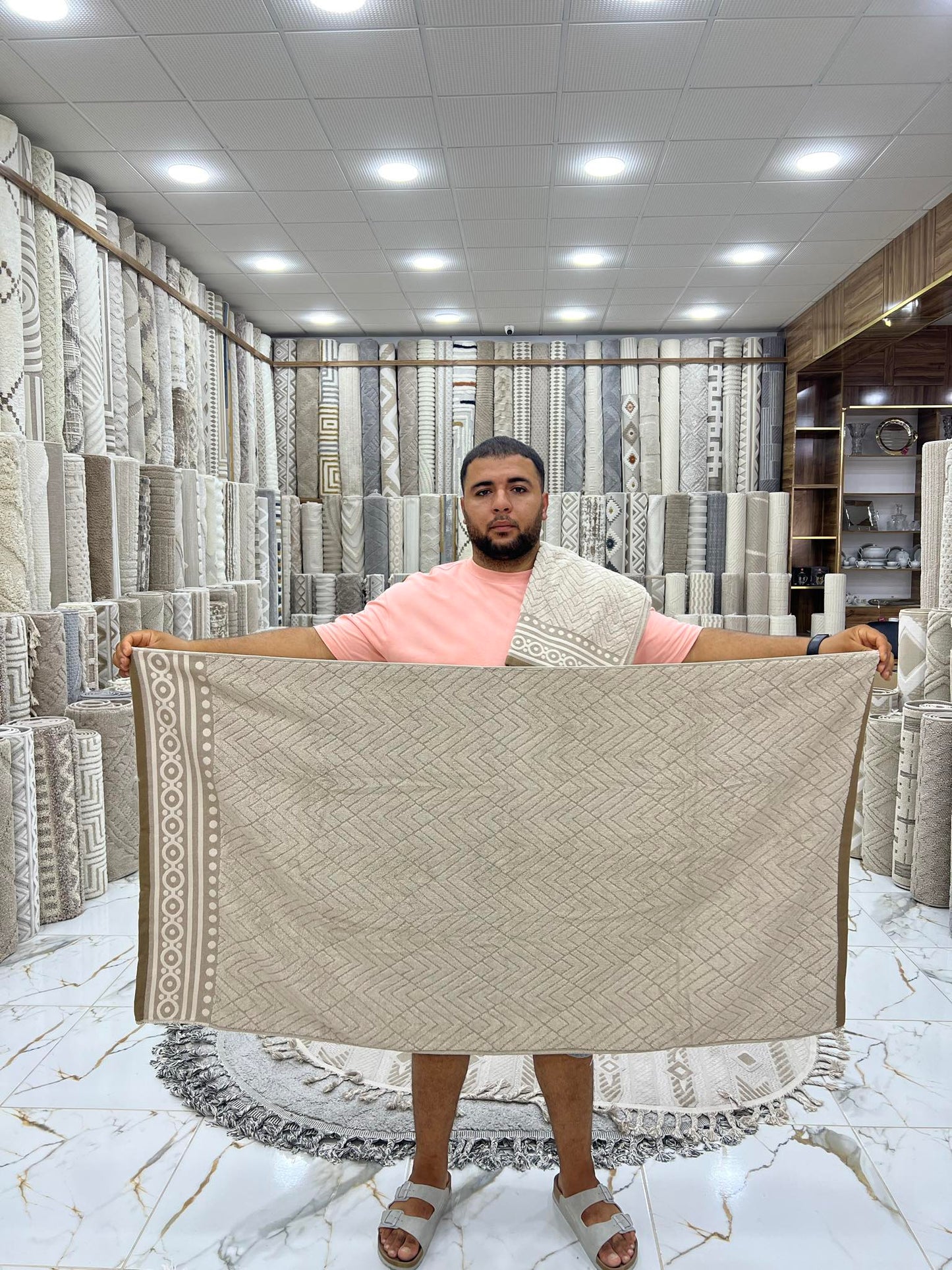 بشاكر قطعتين - Beige fonce