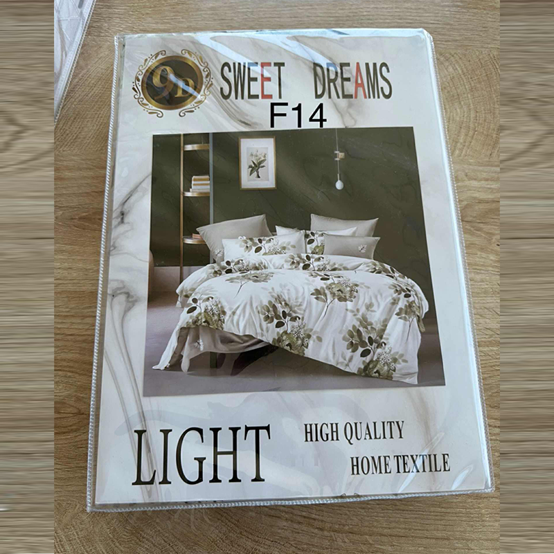 Parure 2 Place; – Motif Fleuri | Drap, Drap Housse &amp; 2 Taie d’Oreiller [f14