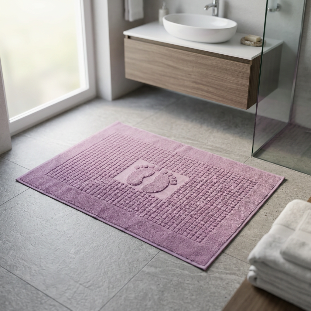 serviette pieds: 70/50 violet