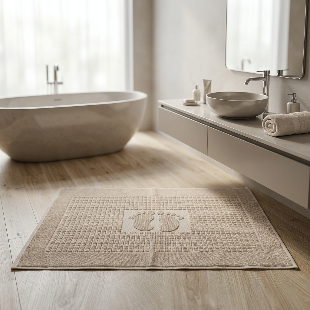 serviette pieds: 70/50 biege intermédiaire