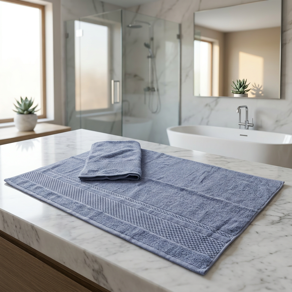 cottowels -بشاكر قطعتين بنقشة – Bleu marine