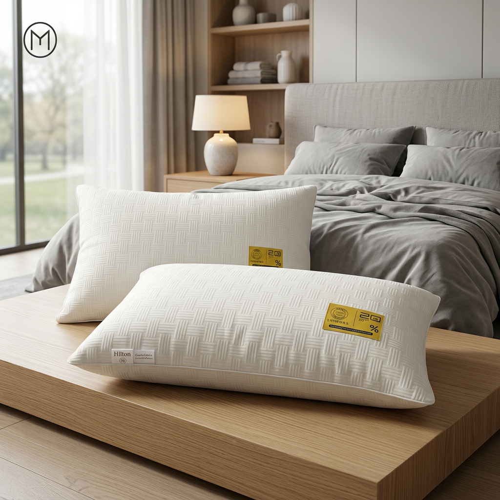 Oreillers Orthopédiques en Microfibre Siliconée 50*70 cm /A