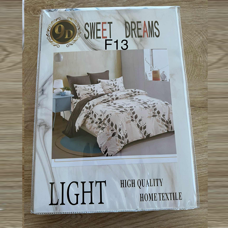 Parure 2 Place; – Motif Fleuri | Drap, Drap Housse &amp; 2 Taie d’Oreiller [f13