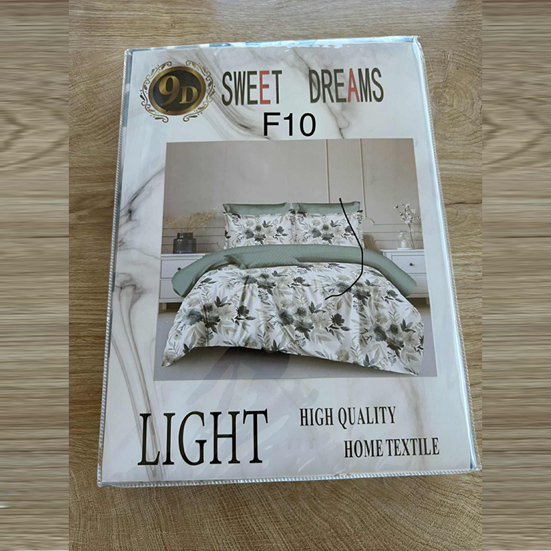 Parure; 2 Place; – Motif Fleuri | Drap, Drap Housse &amp; 2 Taie d’Oreiller[f10