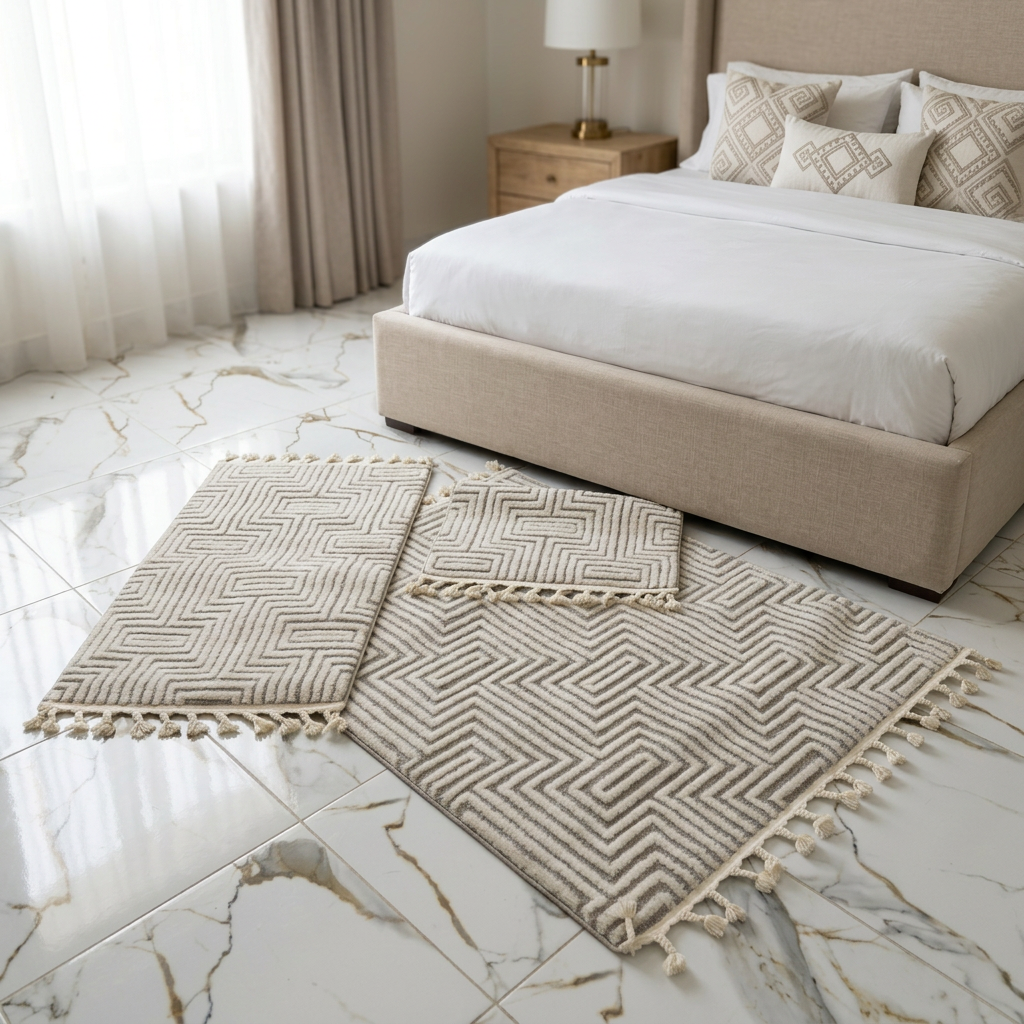 tapis alloucha chambre a couché / f1  tapis grand 160*110+110*60