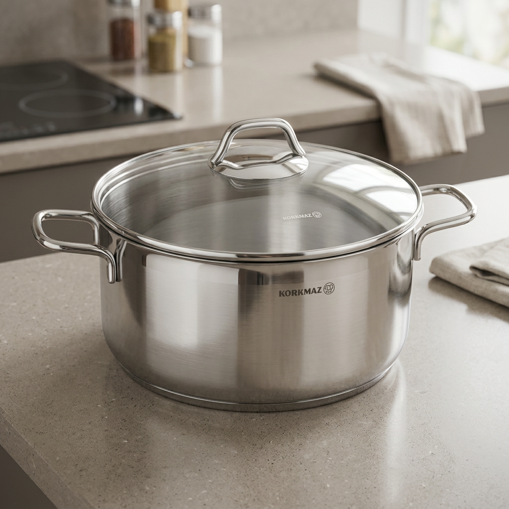 Faitout Korkmaz Perla 26Cm -Inox