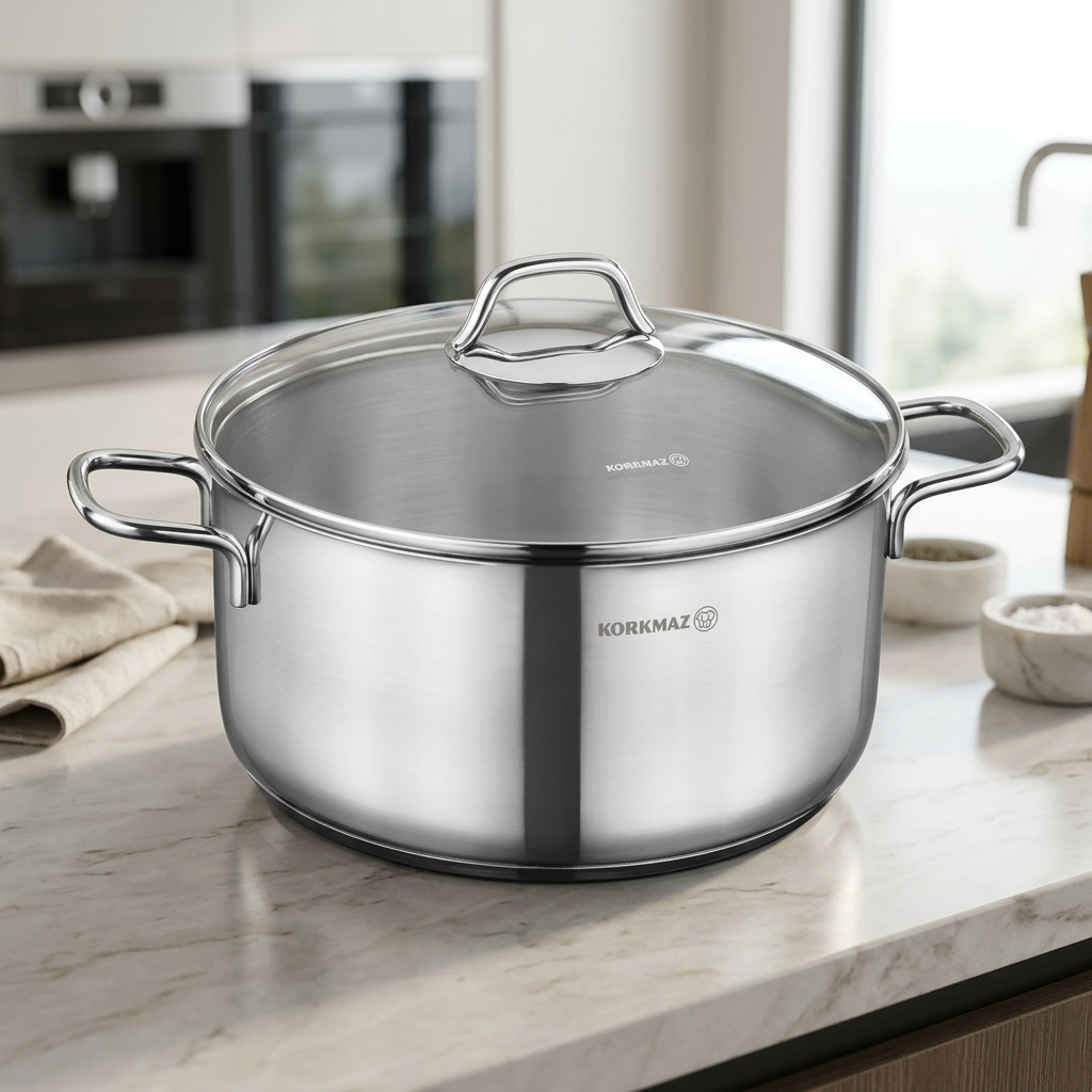 Faitout Korkmaz Perla 28Cm -Inox