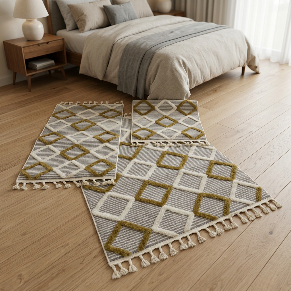 tapis alloucha chambre a couché / f3 tapis grand 160*110+110*60