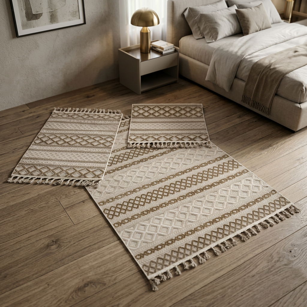 tapis alloucha chambre a couché / f5 tapis grand 160*110+110*60