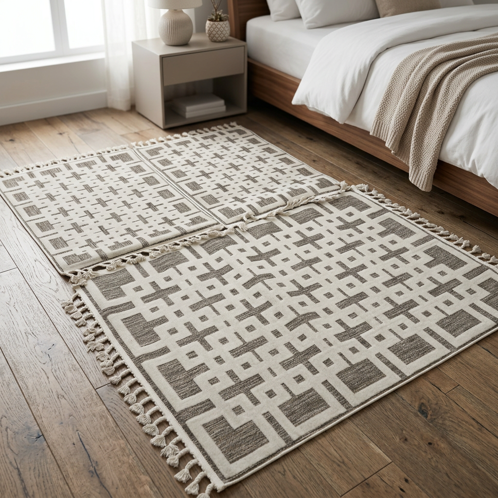 tapis alloucha chambre a couché / f6 tapis grand 160*110+110*60