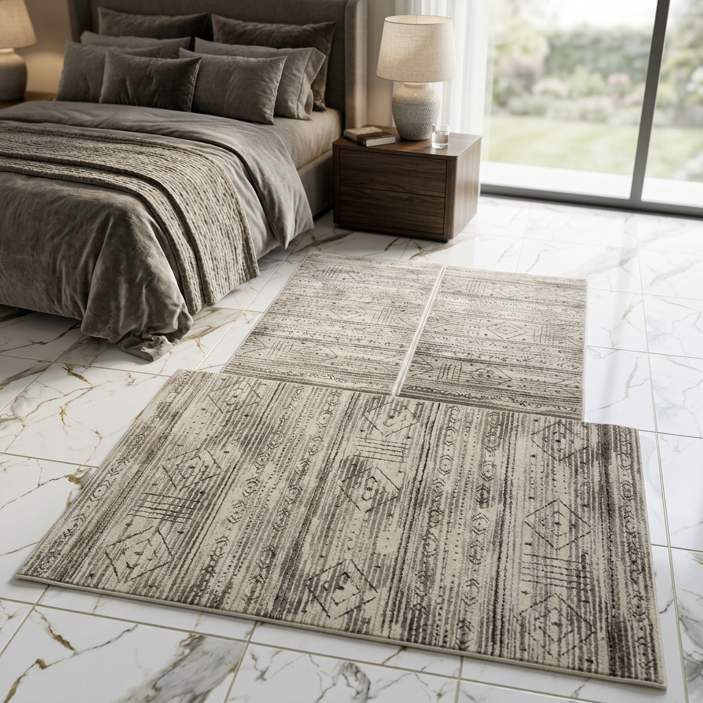 tapis alloucha chambre a couché / f40 tapis grand 160*110+110*60