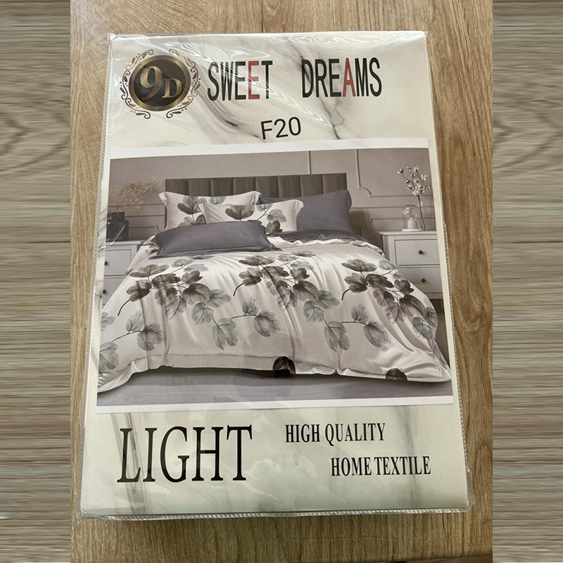 Parure 2 Place; – Motif Fleuri | Drap, Drap Housse ; 2 Taie d’Oreiller[ f20